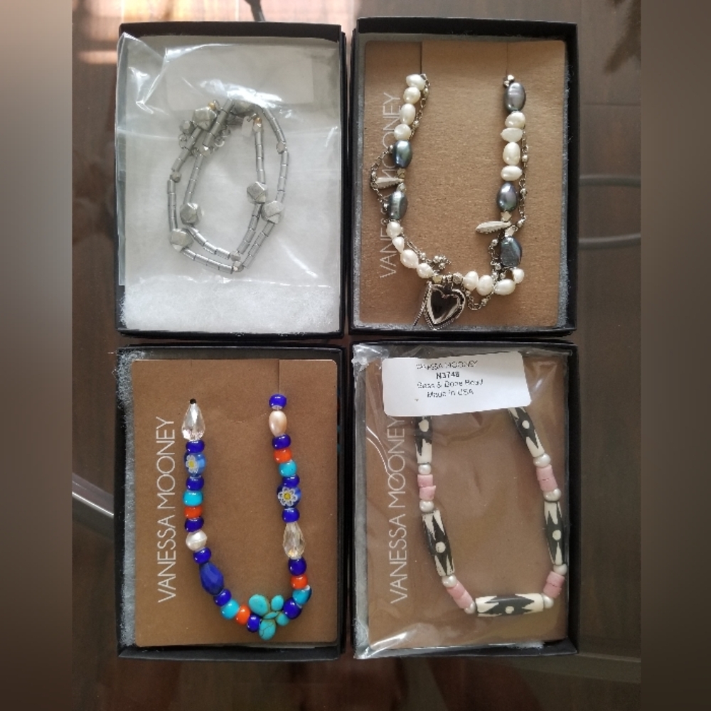 Vanessa Mooney choker necklaces (bundle of four-- or message me)
